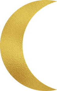 Golden Foil Moon